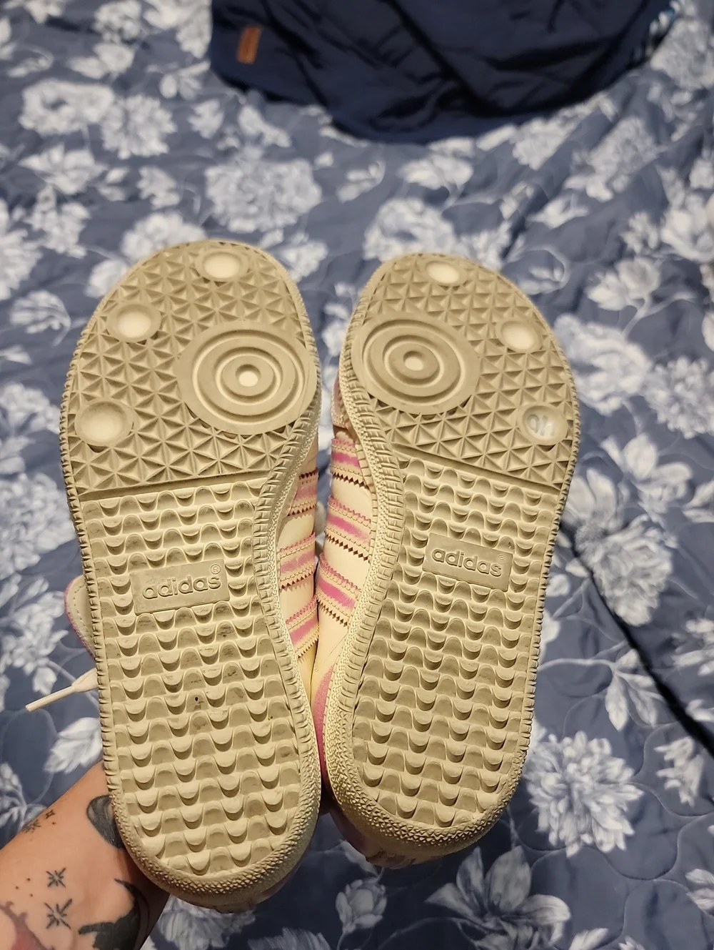 adidas cream leather
